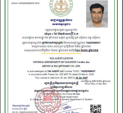 Menon & Pai Advisory Co Ltd